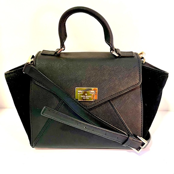 kate spade Handbags - Kate Spade Magnolia Park Small Laurel Black Saffiano Leather Satchel